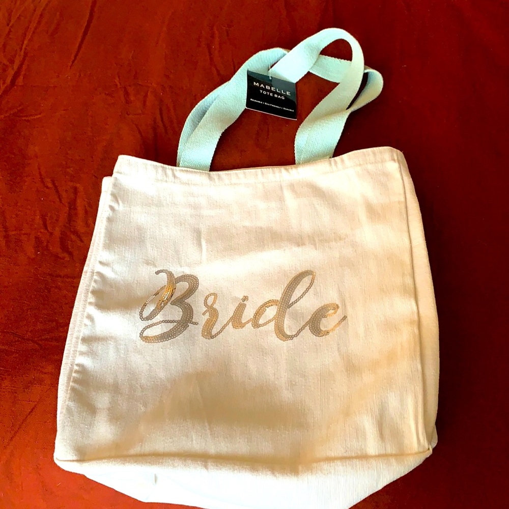 Bridal Tote Bag- Reusable, eco friendly, durable
